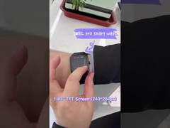 콜 특징 IP68 방수와 LW82pro 손목 블루투스 스마트워치