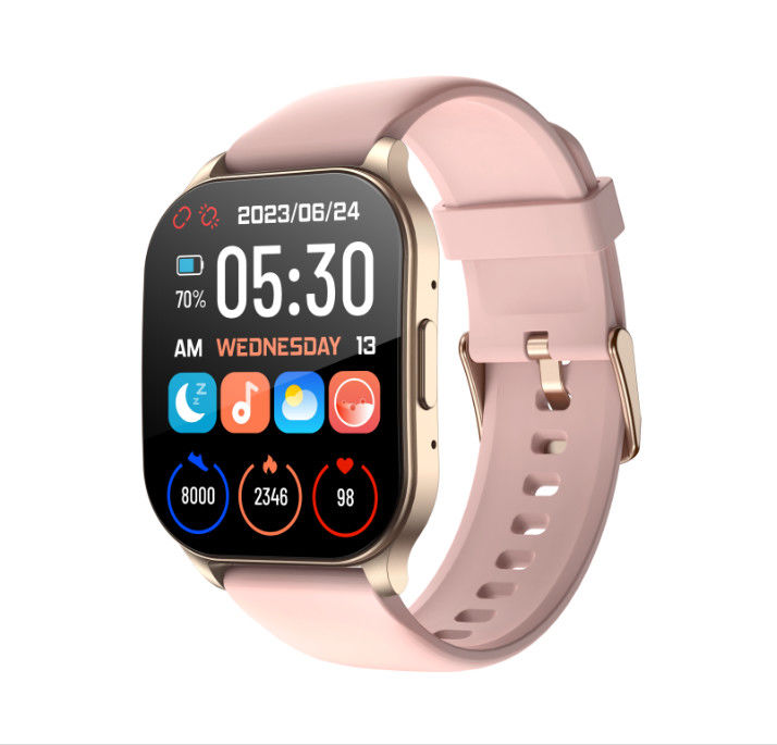Magnetic Charging AMOLED Smart Watch Full Touch Screen Always On Display
